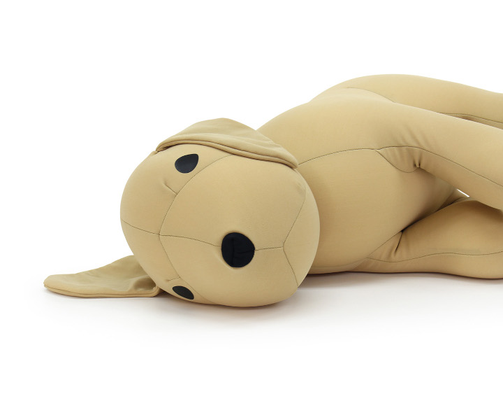 MOGU おすわりラブラ ライトベージュ ライトベージュ