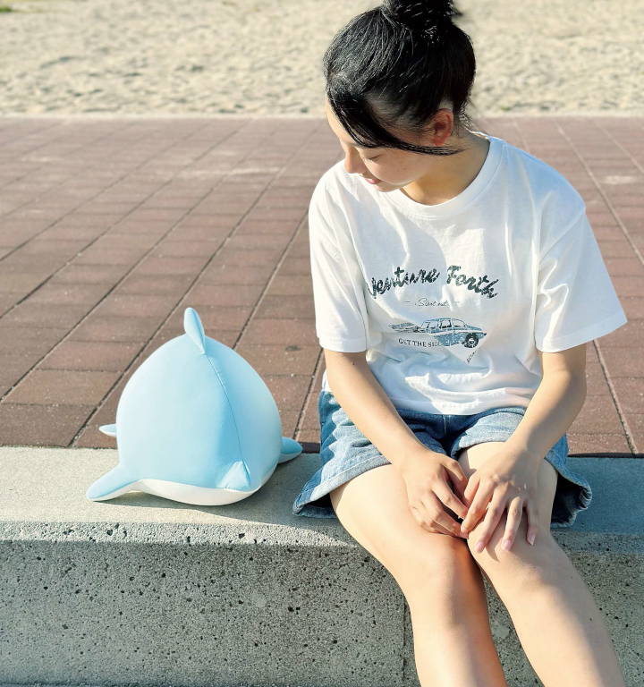 MOGU もぐっちいるか ネイビー／ホワイト ネイビー／ホワイト