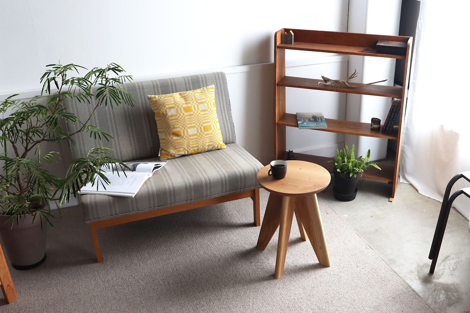 F.B.Fスツール/サイドテーブル オーク