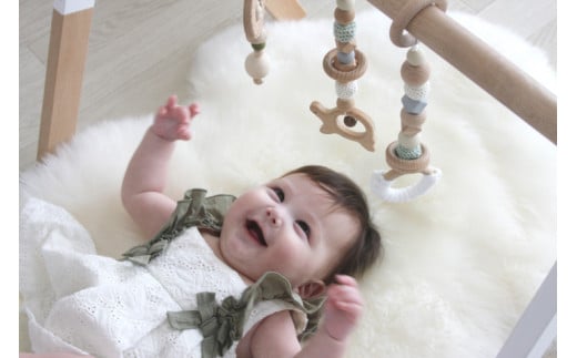 HOPPL（ホップル） amimals ベビージムセット ホワイト／マスコット amimals ベビージムセット ホワイト／マスコット