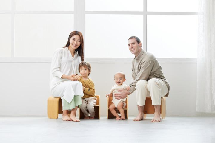 HOPPL（ホップル）　コロコロチェア チェアパッド付き （コロコロチェア：ナチュラル チェアパッド：ミルクティー） コロコロチェア：ナチュラル チェアパッド：ミルクティー コロコロチェア：ナチュラル チェアパッド：ミルクティー