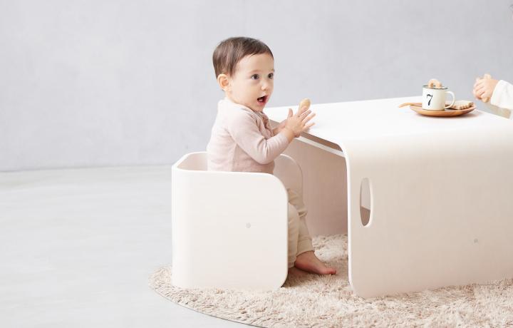 HOPPL（ホップル） 【アウトレット】 コロコロチェア （アイボリー） カラー：アイボリー