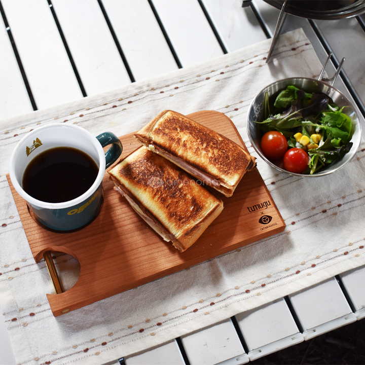 Camp plate solo両面使えるキャンプ調理プレート チェリー