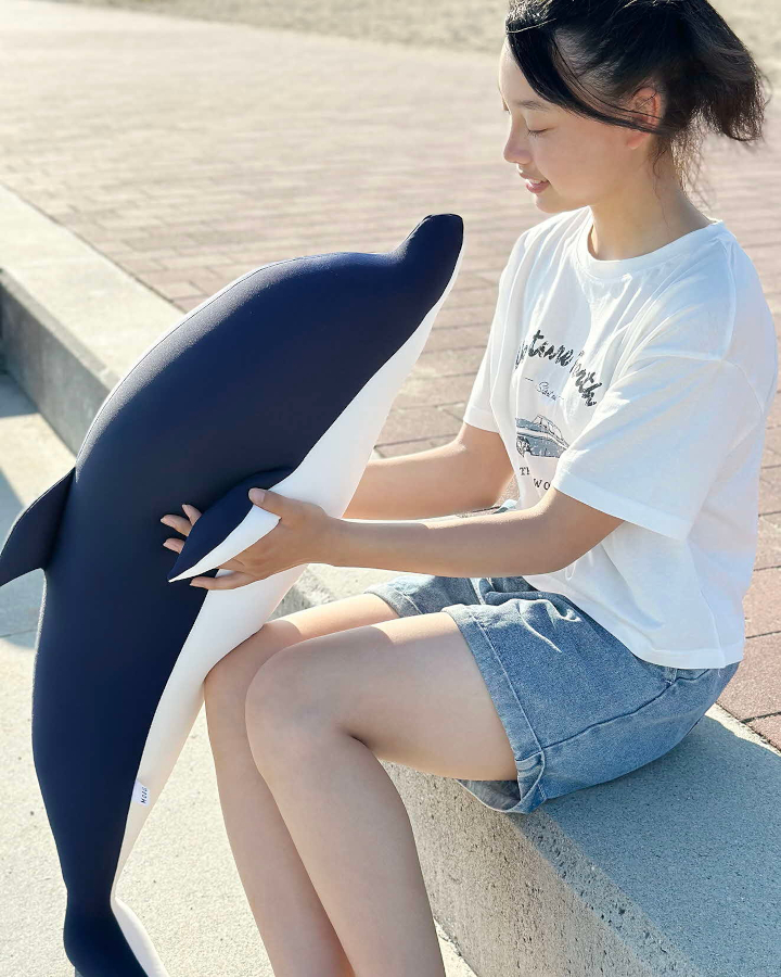 MOGU HUG-MOGU いるか チャコールグレー／ホワイト チャコールグレー／ホワイト