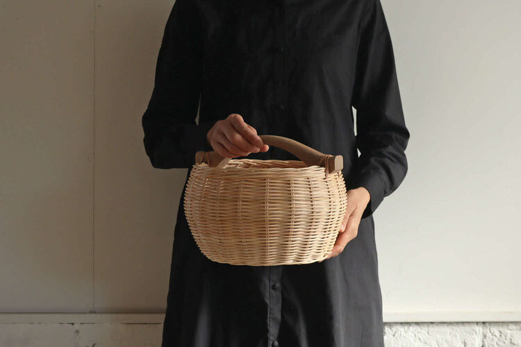 ラベンテリバスケット ラウンド かご