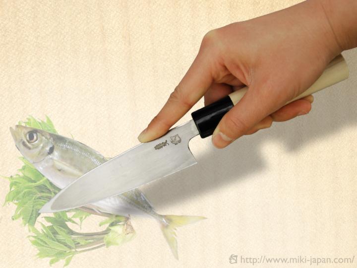 サビに強い片刃小包丁 120