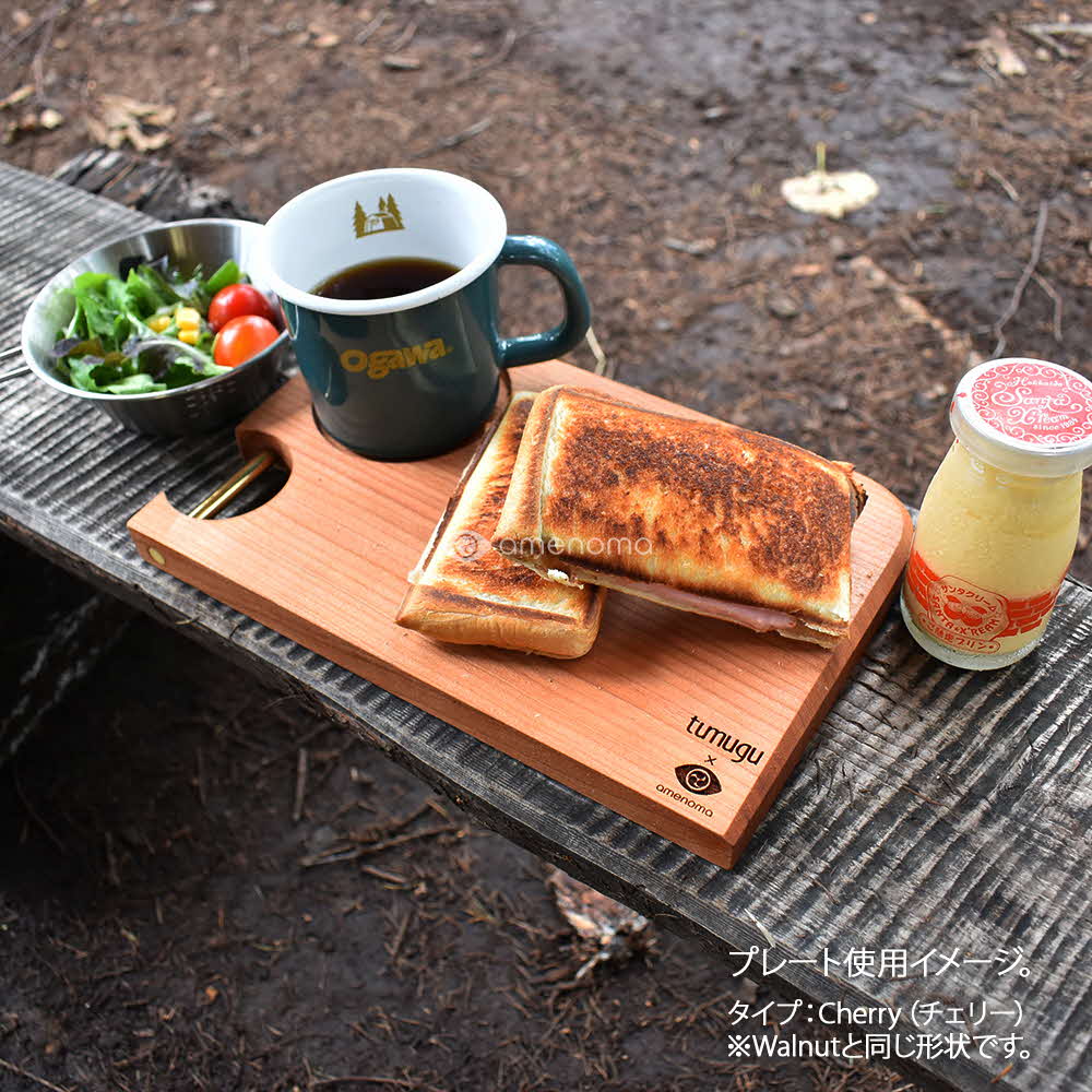 Camp plate solo　両面使えるキャンプ調理プレート