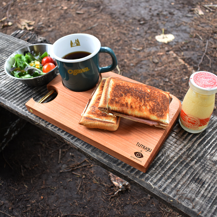 Camp plate solo両面使えるキャンプ調理プレート チェリー