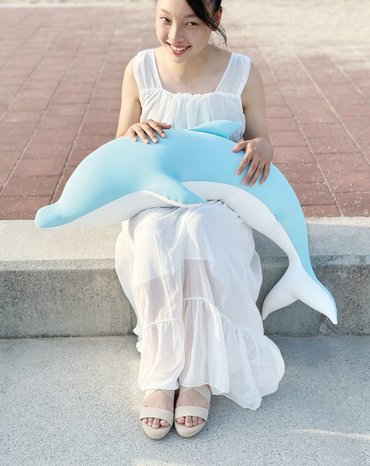 MOGU HUG-MOGU いるか パステルブルー／ホワイト パステルブルー／ホワイト