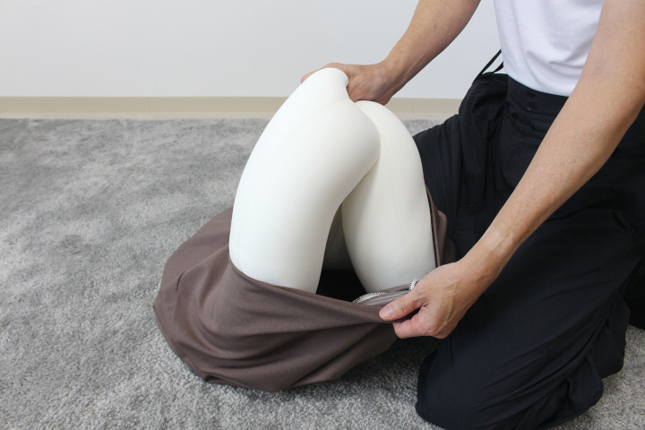 MOGU 雲にのるペットソファ〈ラウンド〉BR（ブラウン） ブラウン