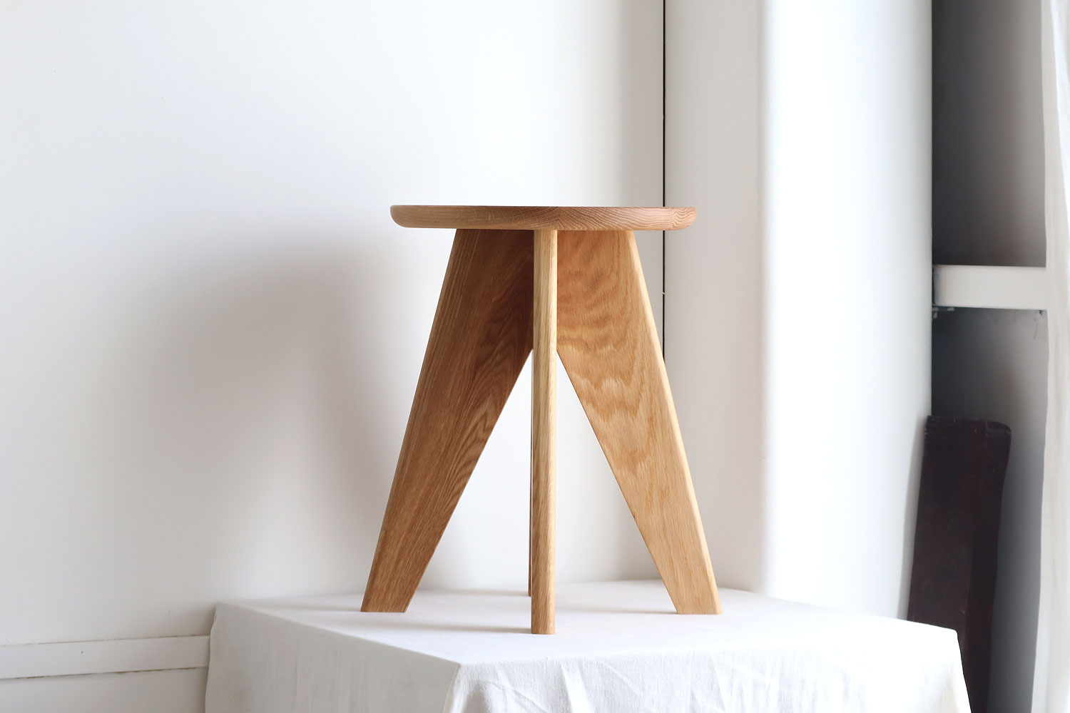 F.B.Fスツール/サイドテーブル オーク