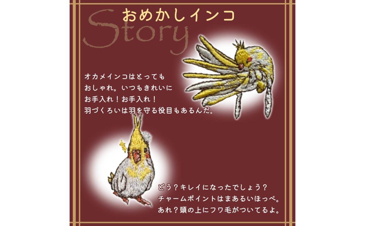 おはなし靴下 ギフトボックス オカメインコ キッズ アイボリー アイボリー