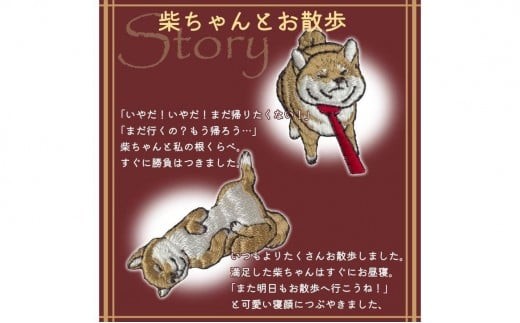 おはなし靴下 ギフトボックス 柴犬 レディース アイボリー アイボリー