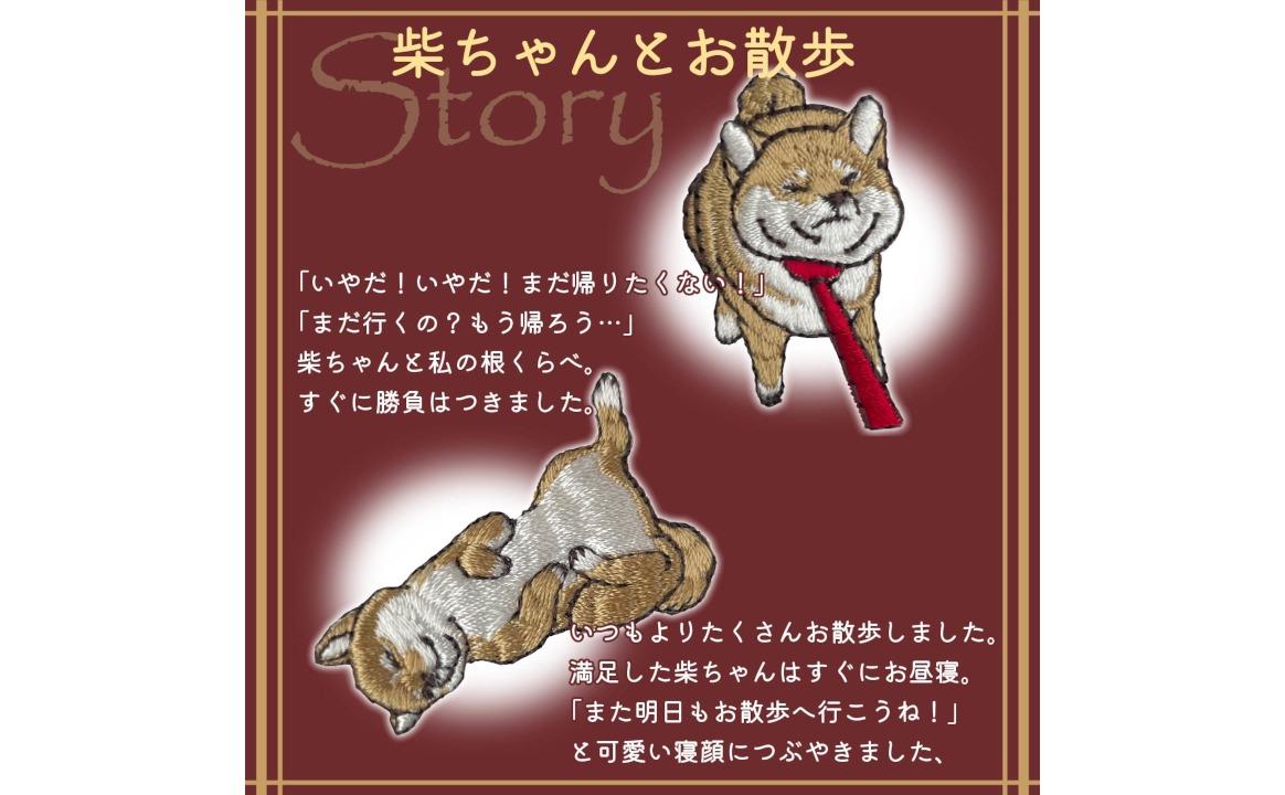 おはなし靴下 ギフトボックス 柴犬 キッズ アイボリー アイボリー