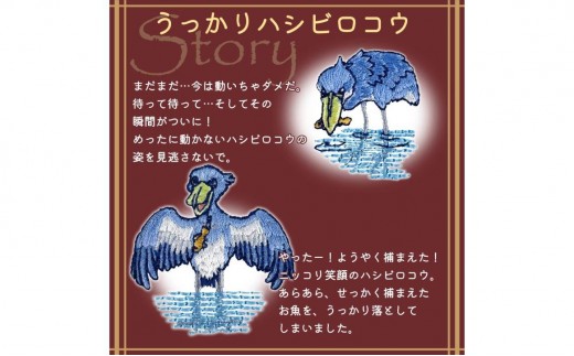 おはなし靴下 ギフトボックス ハシビロコウ レディース ブラック ブラック