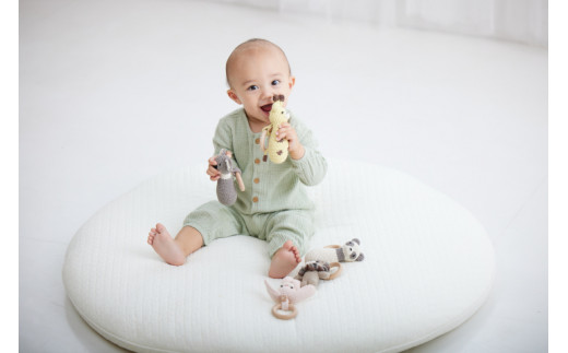 HOPPL（ホップル） amimals ベビージムセット シーグリーン／ラトル amimals ベビージムセット シーグリーン／ラトル