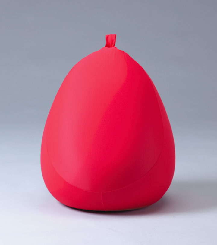 MOGU フィットチェア（本体＋カバー） レッド レッド