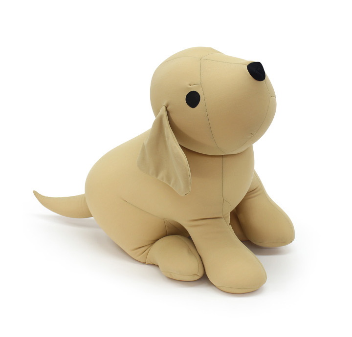 MOGU おすわりラブラ ライトベージュ ライトベージュ