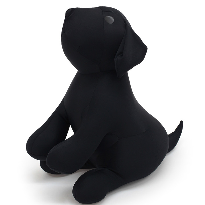 MOGU おすわりラブラ ブラック ブラック