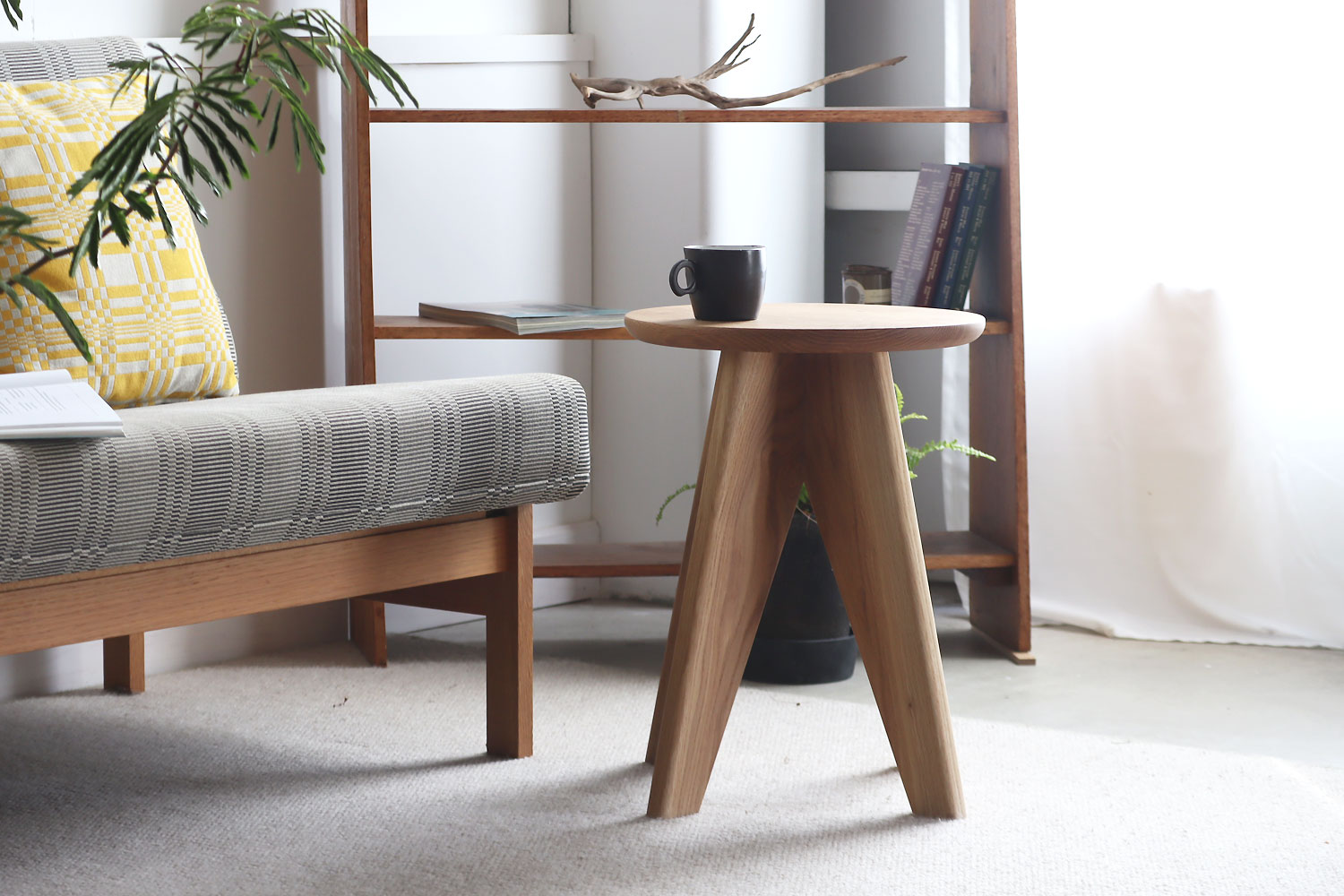 F.B.Fスツール/サイドテーブル オーク