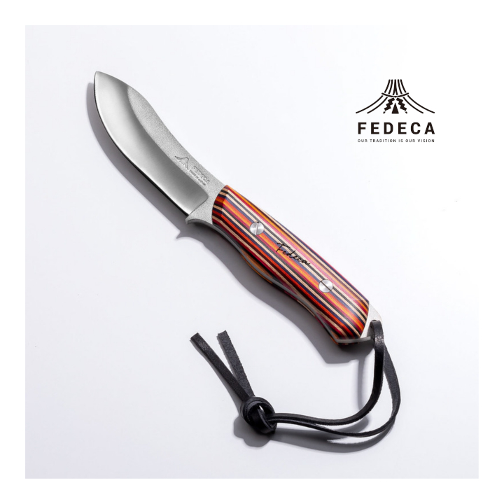 【FEDECA】 ブッシュクラフトナイフ マルチカラー 001076