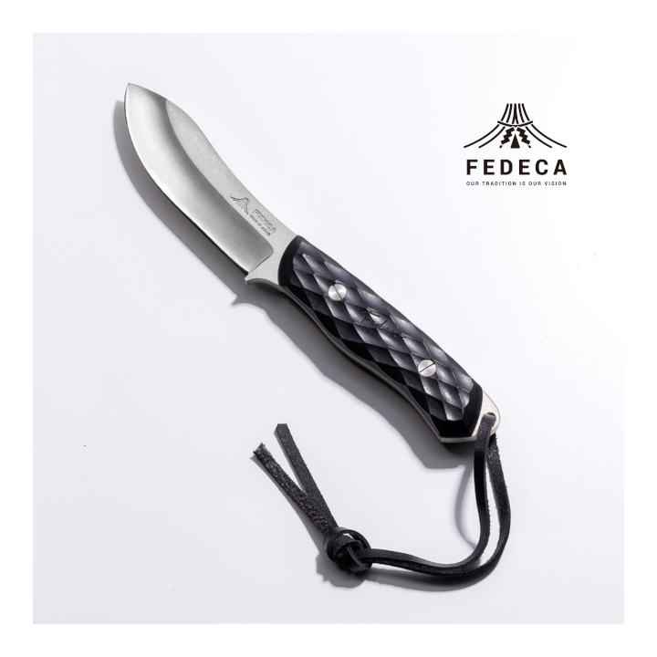 【FEDECA】 ブッシュクラフトナイフ 名栗ブラック 001078