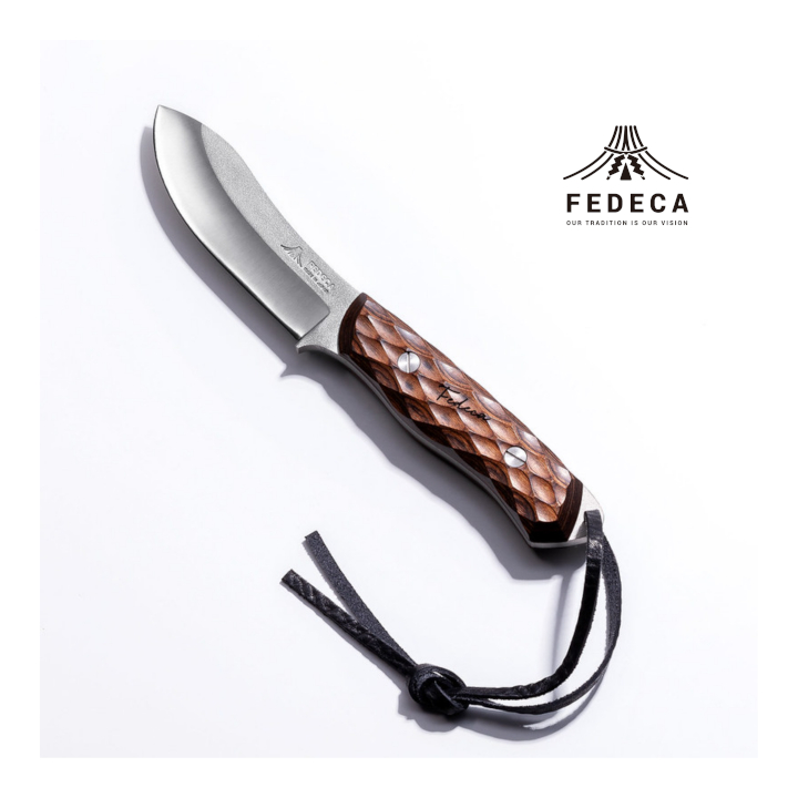【FEDECA】 ブッシュクラフトナイフ 名栗ブラウン 001075