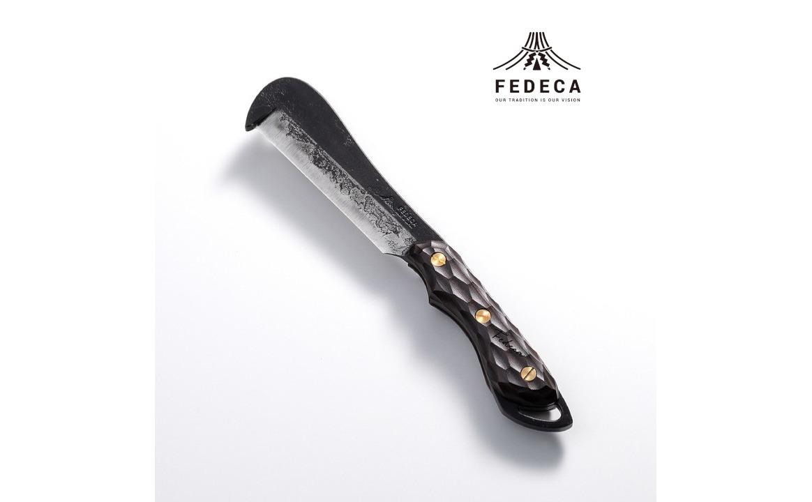 【FEDECA】鍛造バトニング鉈 名栗黒檀 001229