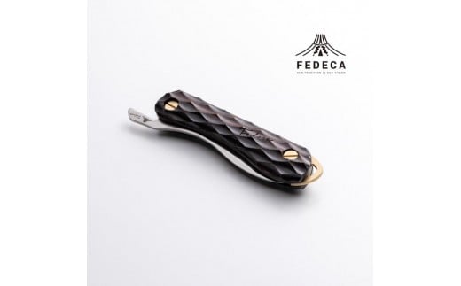 【FEDECA】折畳式料理ナイフ Solo 名栗黒檀 001235