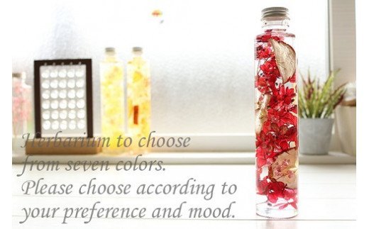 7色のハーバリウム～COLORS SERISES～（レッド） KWNBZ001