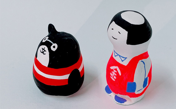 寺田マユミデザイン　二宮金太郎人形とブングマダルマ KWNA005