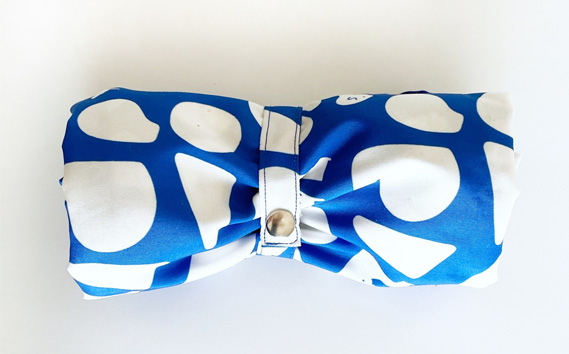 寺田マユミデザイン　オリジナルテキスタイル柄の撥水エコバッグ KWNA007