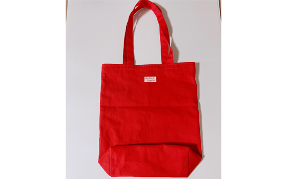 寺田マユミデザイン　ブングマワッペン付きトートバッグ（赤） KWNA009