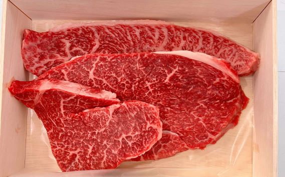 「神戸ビーフ」ステーキ希少部位3種セット（その1） KWNX007
