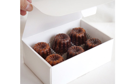 米粉のカヌレ6個箱 KWNBH002