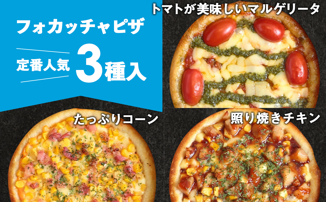 PIZZA PORT こだわり冷凍ピザ3枚セット KWNBX002
