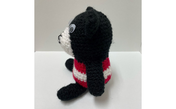 寺田マユミデザイン　ブングマあみぐるみ（中）とブングマ財布 KWNA008