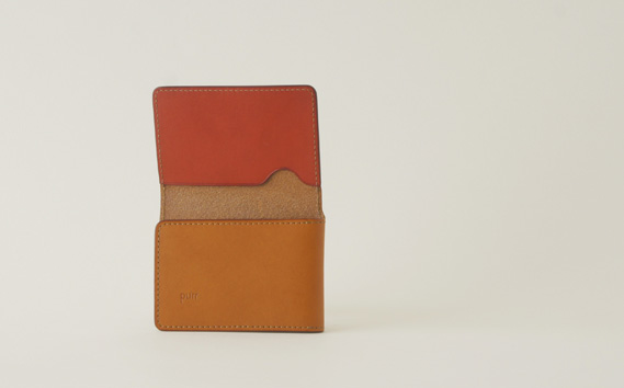 革かばん・purr（パー） Lpasscase(camel) KWNAW003