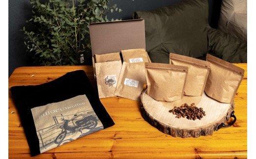 【粉】自家焙煎コーヒー＆【キッズ120】シオカブTシャツセット KWNCA026