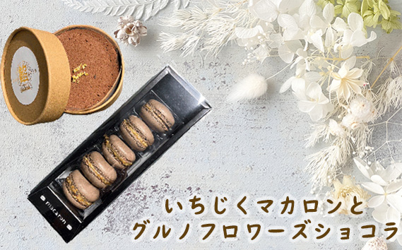 いちじくマカロンとグルノフロワーズショコラ KWNAM004