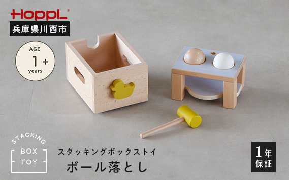 スタッキングボックストイ あひる（ボール落とし） KWNBV021
