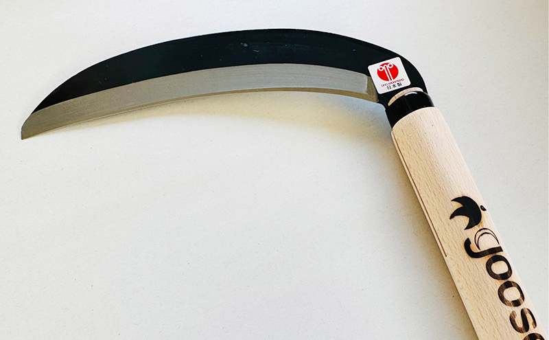 草刈り鎌 青紙 180mm goose ガーデニング 農業 稲刈り 除草