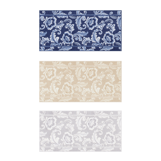 ランチェッティ ピッツォ キッチンマット 60×150cm ブルー