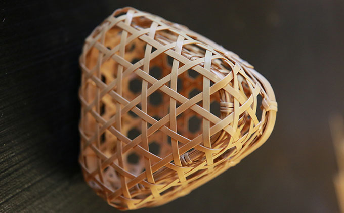 【一点ずつ手作り】自然素材にこだわったおにぎり籠