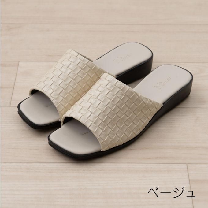 M+home レゾン 婦人用外履きサンダル2点セット Mサイズ