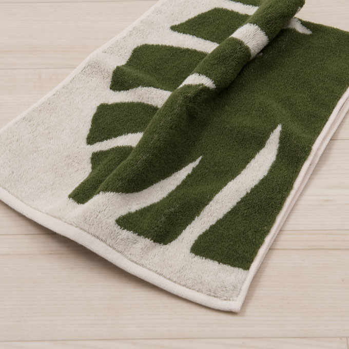 M+home モンステラ ハンドタオル3枚セット