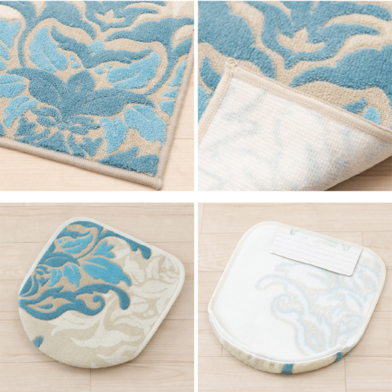 DECORMUSEE サミーラ トイレタリー2点セット（ﾛﾝｸﾞﾏｯﾄ）ラベンダー