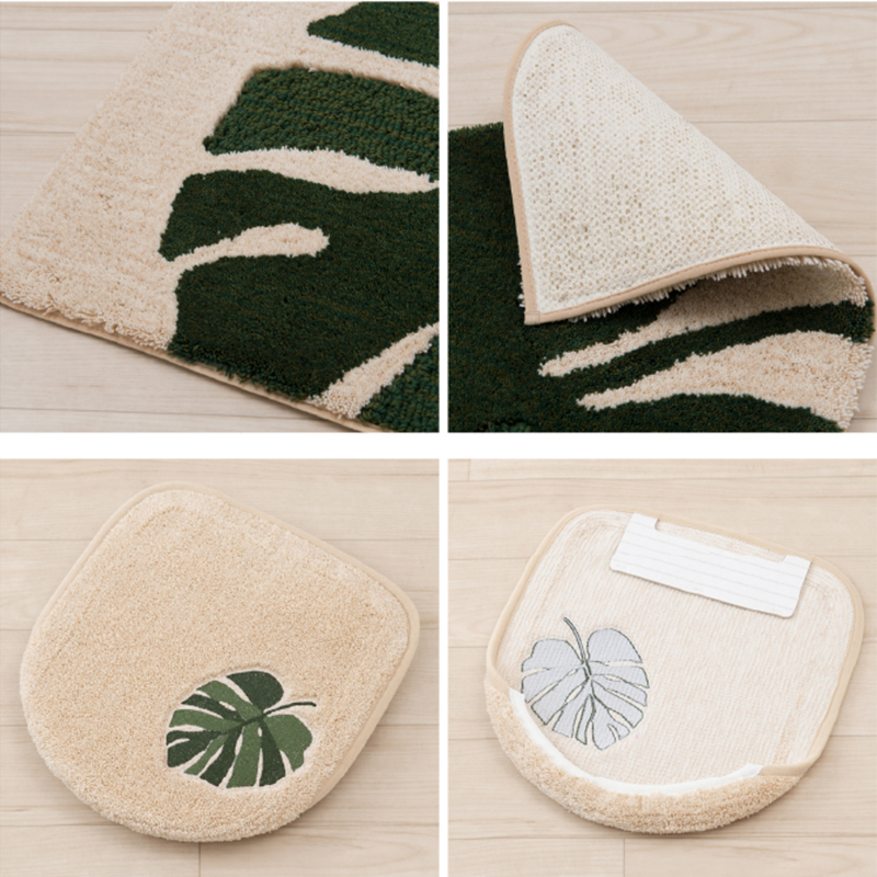 M+home モンステラ トイレタリー2点セット(大判サイズ)