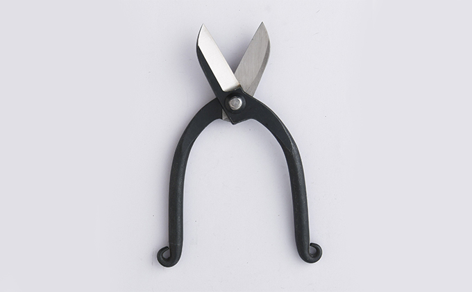 小野鉄 生花鋏 池の坊型 150mm イブシ