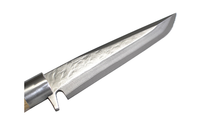 いのししなた 150mm ゴールド鋼 木鞘入 鉈 剣ナタ 本格手打鍛造品